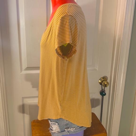 AMERICAN EAGLE OUTFITTERS Mustard Yellow Favorite T shirt Top - Picture 4 of 10